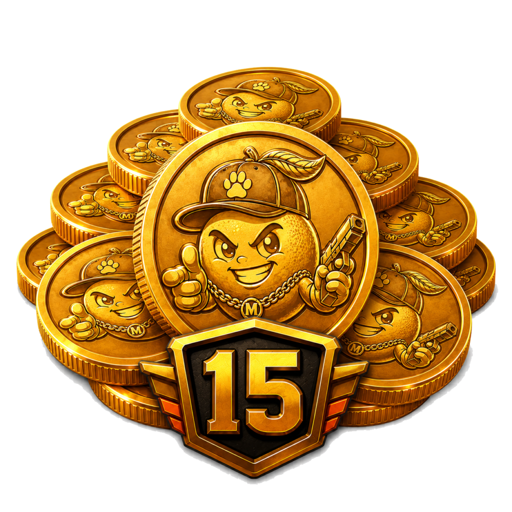 15 Mandarina Coins