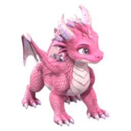 Mascota Dragona Rosa