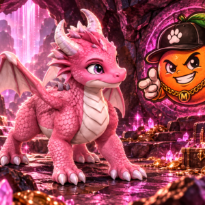Mascota Dragona Rosa